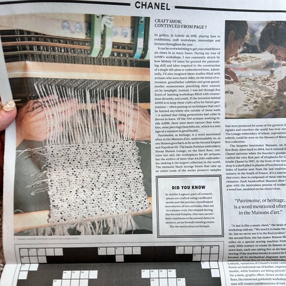 Chanel La Gazette newspaper - Picture 3 of 6